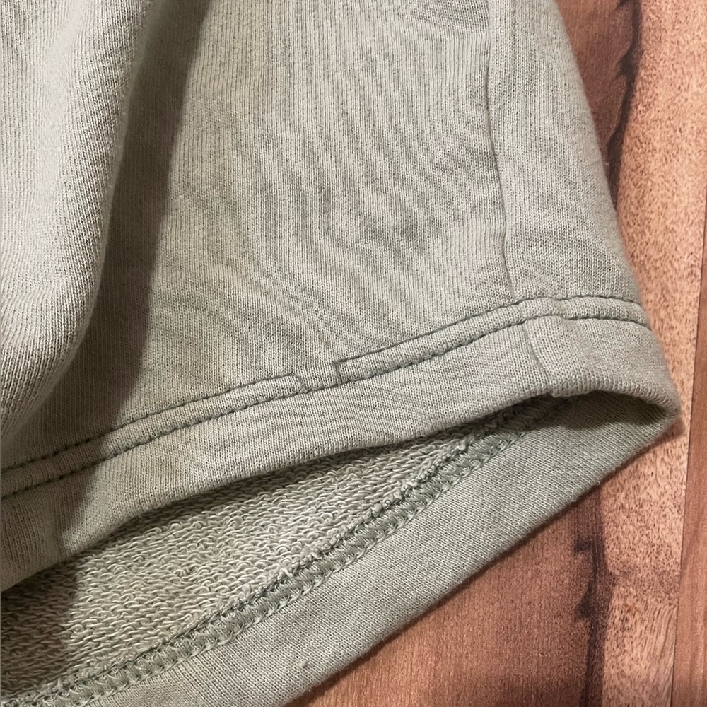 American Eagle Oversized Full Button Down In Oliv… - image 8